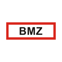 Brandschutzzeichen "BMZ"...
