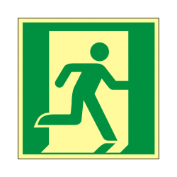 Rettungsschild als Symbol...