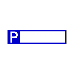 Parkplatzschild mit...